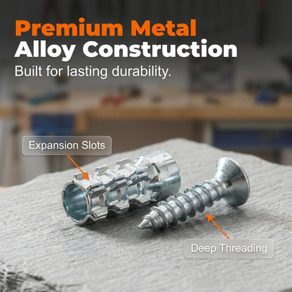 60Pcs Millimeters Hinge Repair Screws Set -High-Strength Hinge Fixers