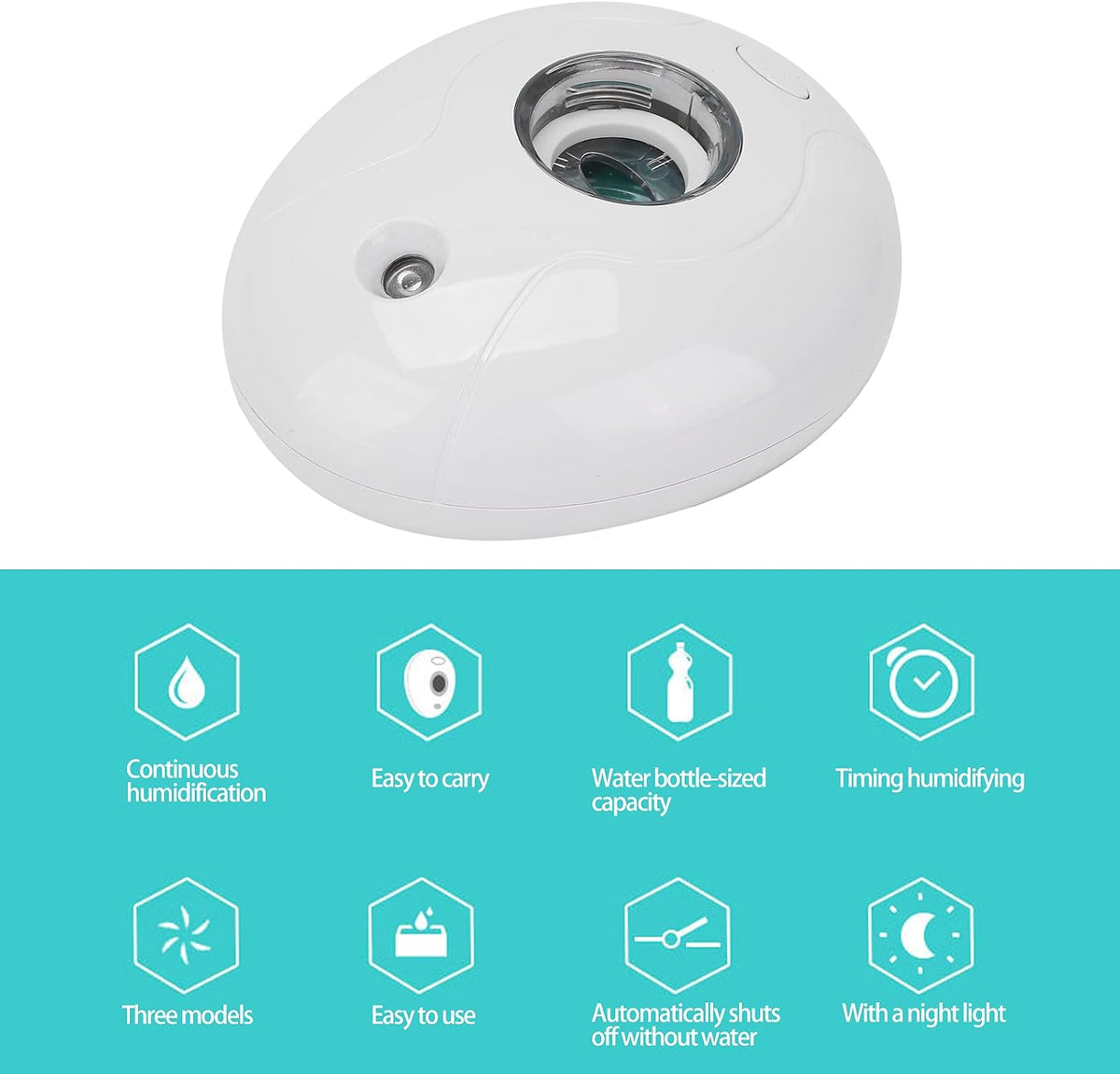 Water Bottle Humidifiers Unit Silent Ultrasonic