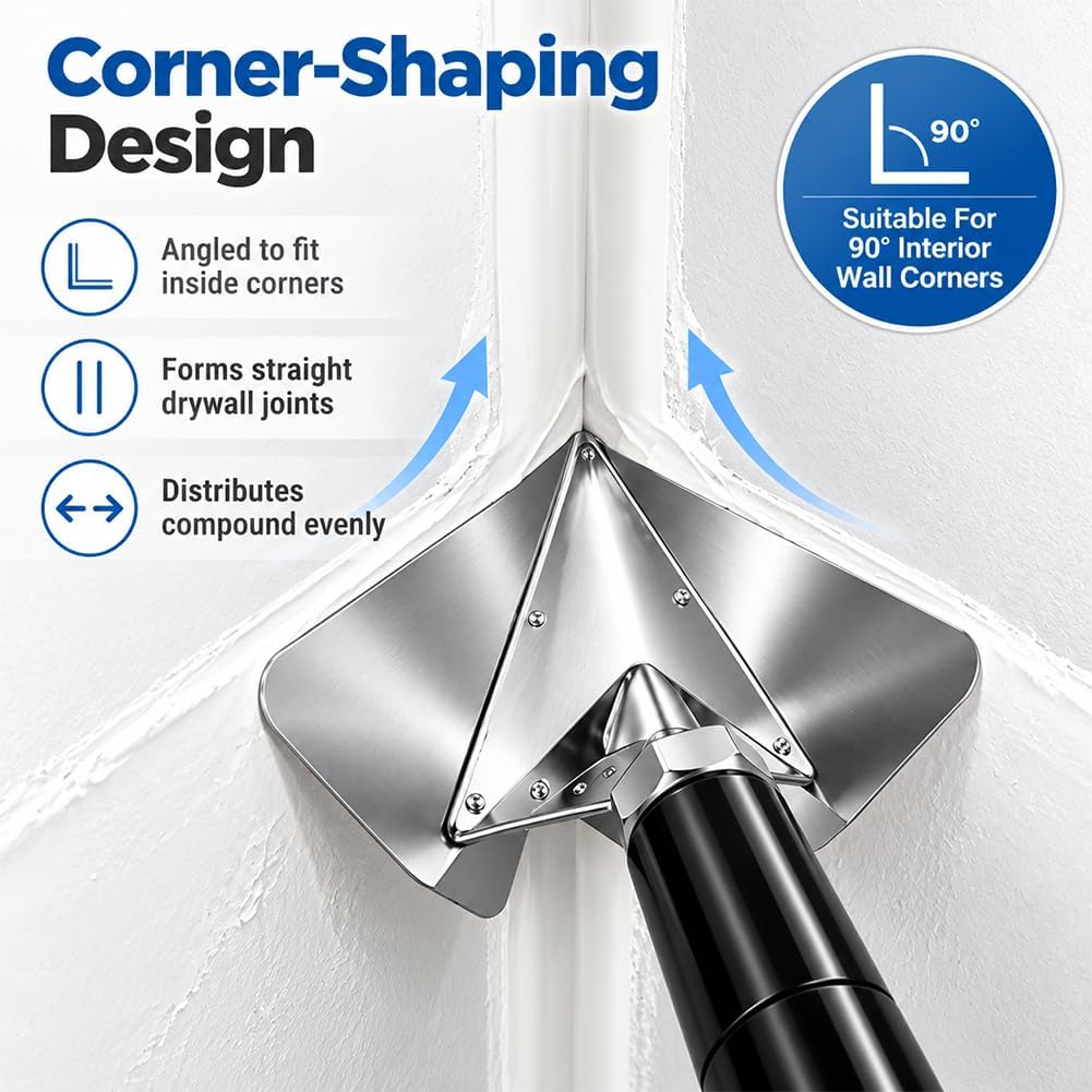 Stainless Steel Internal & External Corner Finishing Trowel