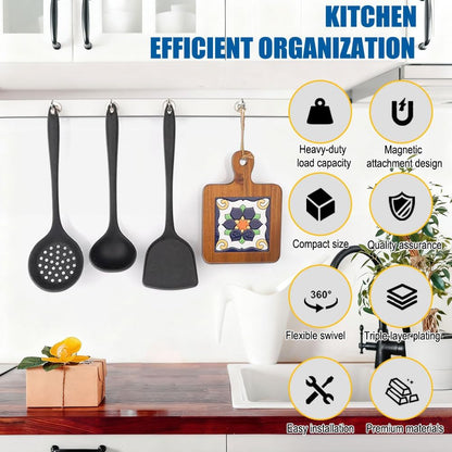 10 Pcs Magnetic Hooks for Fridge Classroom