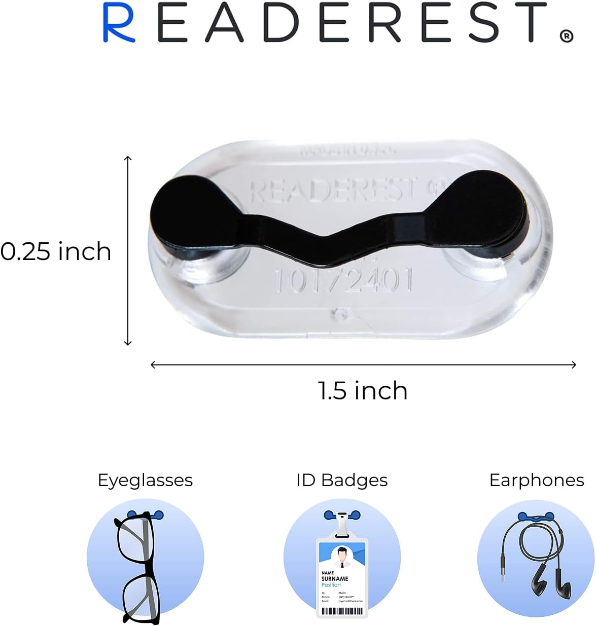 3Pcs Magnetic Eyeglass Holder - Strong and Secure, Easy Clip-On