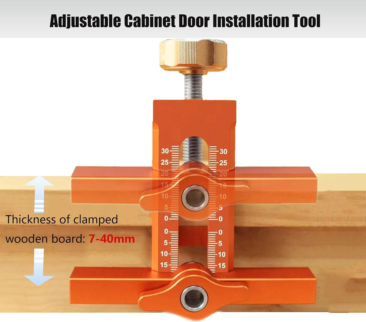 Cabinet Door Mounting Jig