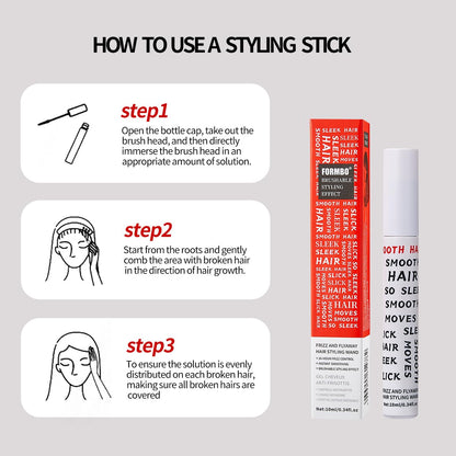 2-Pack Flyaway Taming Wands—Smooths Frizz and Sets the Hairline
