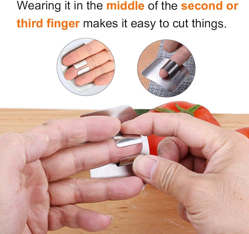 Stainless Steel Finger Guard For Chopping—Cut-Resistant