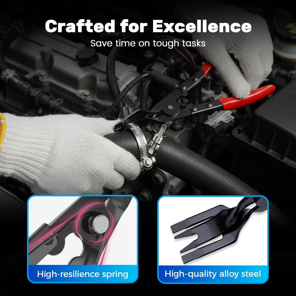 Automobile Interior Upholstery Trim Clip Pliers Remover Tool