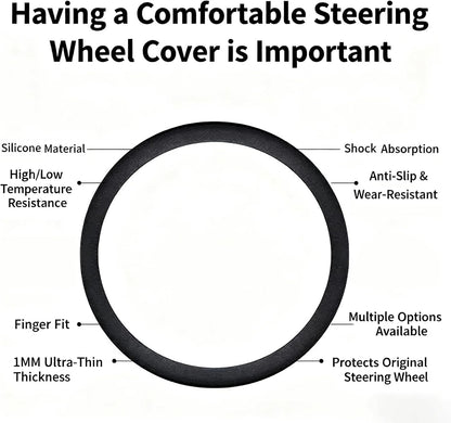 Universal Silicone Car Steering Wheel Cover