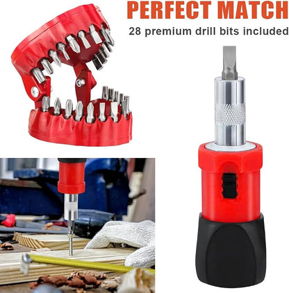 Multifunctional Portable Tooth-Shaped Screwdriver Set