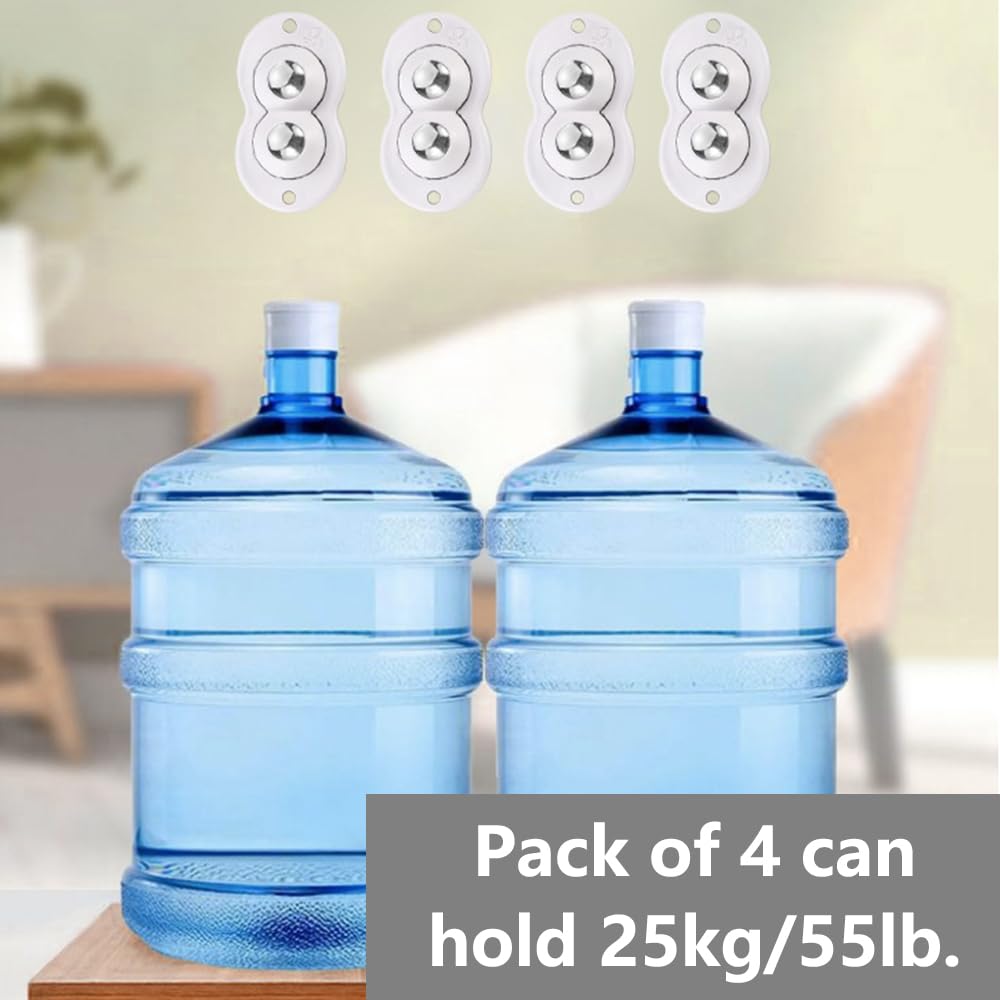 4 Pieces Matching Self-Adhesive Casters Appliance Roller