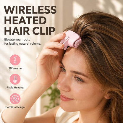 Heated Root Volumizer Clip Portable Type-C Rechargeable