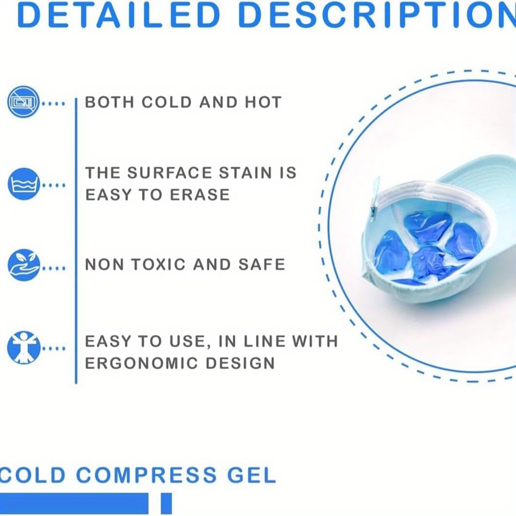 Outdoor Gel Ice Packs for Sun Hats