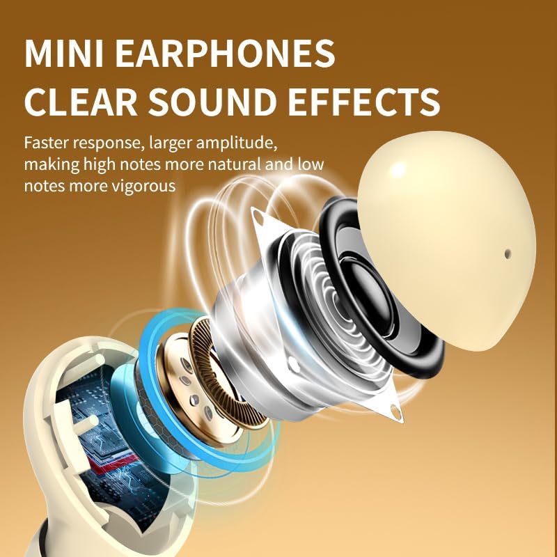 Comfortable Mini Earbuds for Sleep Friendly Side Sleeping Earphones