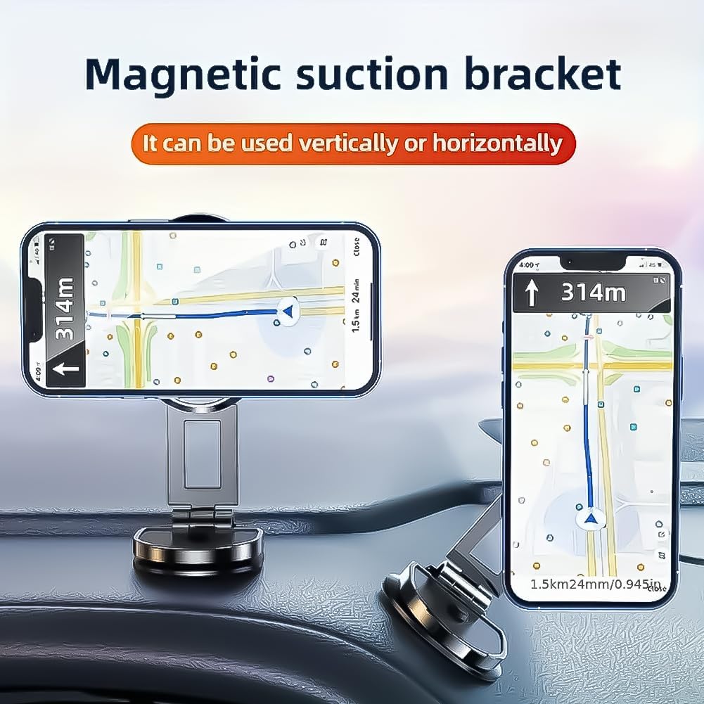 Magnetic Phone Holder for Car 1080° Rotatable