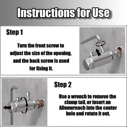 Broken Pipe Extractor Tool, Pipe Screw Remover and Easy Out Valve Extractor Set