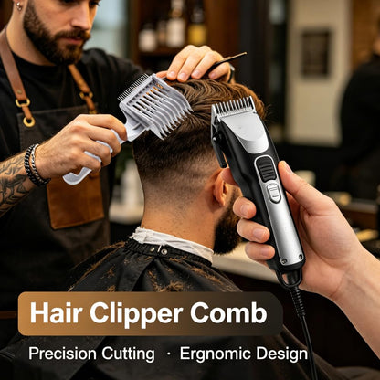 4-in-1 Detachable Fade Comb Set, Compatible with All Hair Clippers