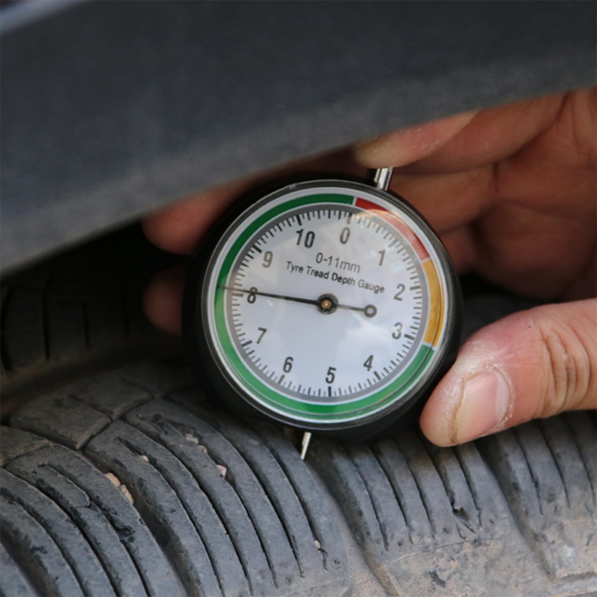 Auto Tyre Depth Tester Tread Depth Indicator for Motorcycle Car