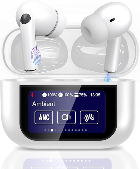 Wireless Bluetooth Headphones - Touchscreen ANC HiFi Sound Quality Headphones