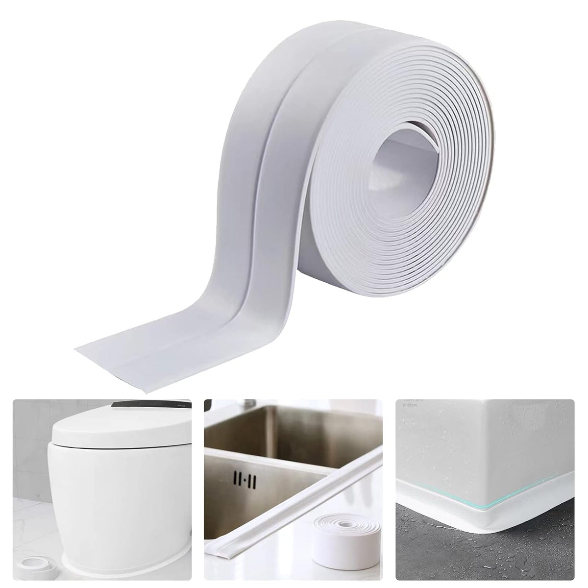 Self Adhesive Waterproof Caulking Tape Peel & Stick Sealant Strip
