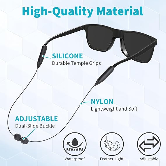 Eyeglasses Lanyard - Made Of Non-Slip Silicone Nylon