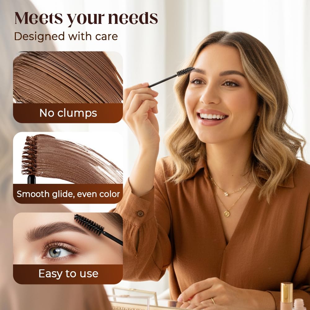 Eyebrow Dye Cream - Long Lasting Waterproof Smudge proof Liquid Eyebrow Gel