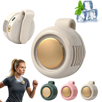 Clip-On Bladeless Fan with 3 Speeds for Outdoor, Office, Travel