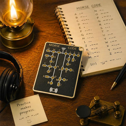 Morse Code Trainer Card Pro