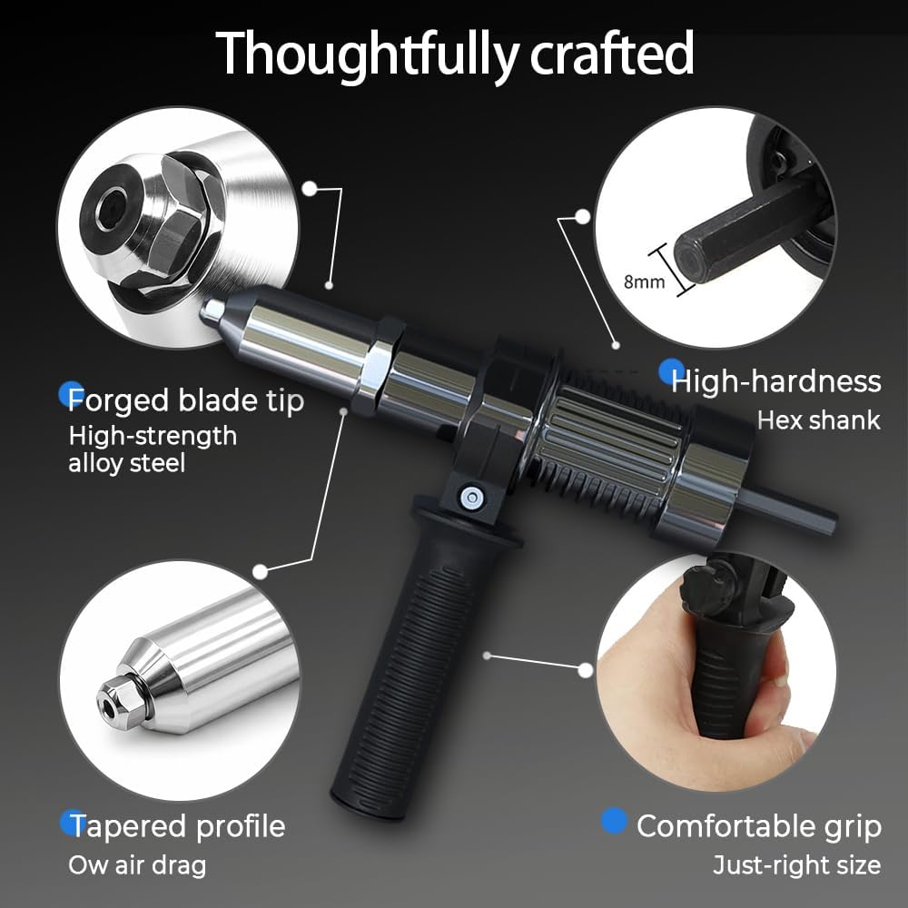 Electric Rivet Adapter Kit for Cordless Electric Power Drills