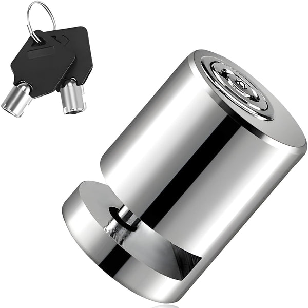 Motorcycle Disc Brake Lock, Anti-Theft Wheel Disc Padlock with Two Keys