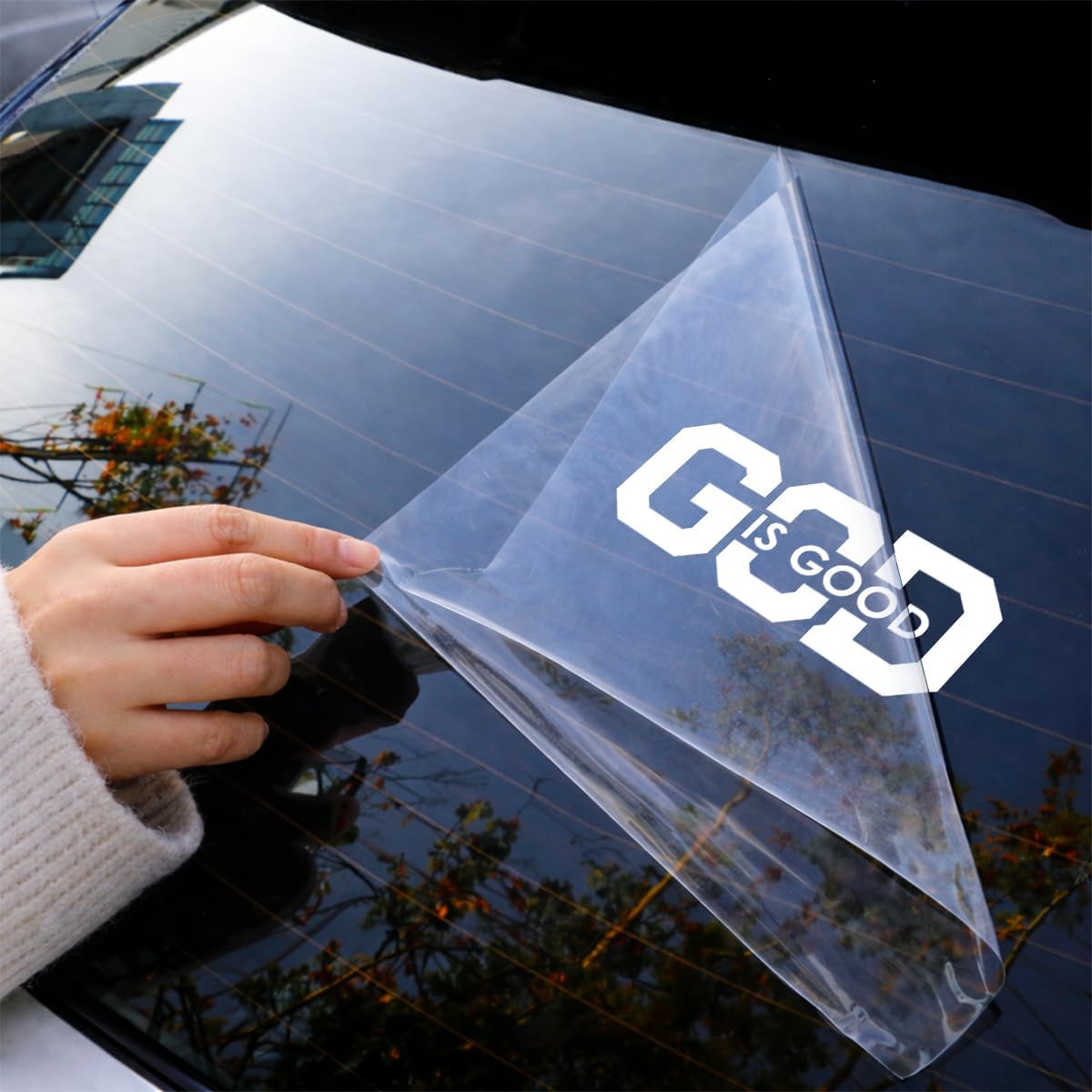 2Pack GOD is Good Vinyl Decal - Bold Lettering Car Decal Sticker