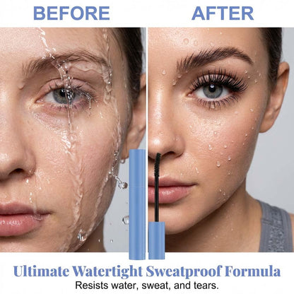 Waterproof Black Mascara Long Wearing Natural-Looking