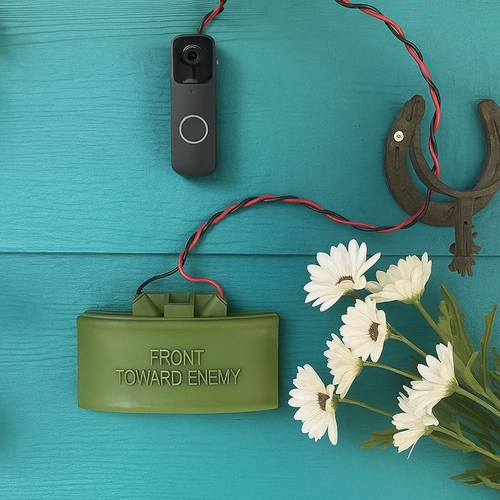 Fun Doorbell Sign | Novelty Doorbell Decoration / Fake Doorbell Cover