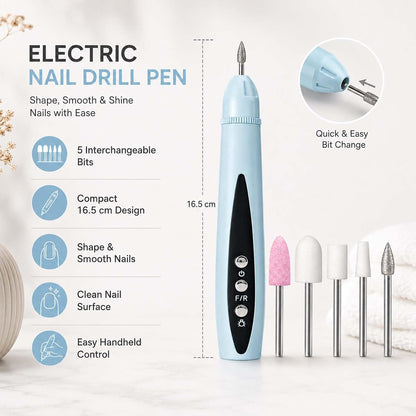 2-In-1 Professional Cordless Nail File With Gel Lamp