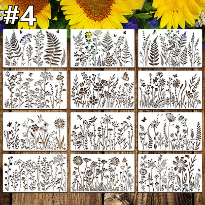 Wildflower Stencils for Painting