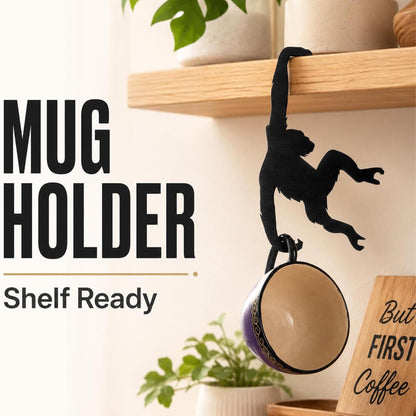 Chimp Shaped Banana Balance Hook