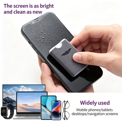 2 Pack Portable Screen Cleaner Spray with Microfiber Cloth