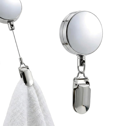 Retractable Towel Clips for Kitchen Bathroom