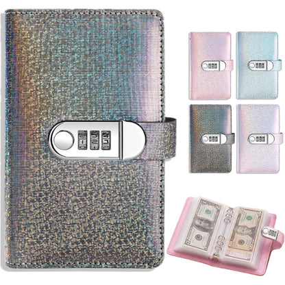 Sparkle Cash Savings Binder with 3 Digit Combination Lock