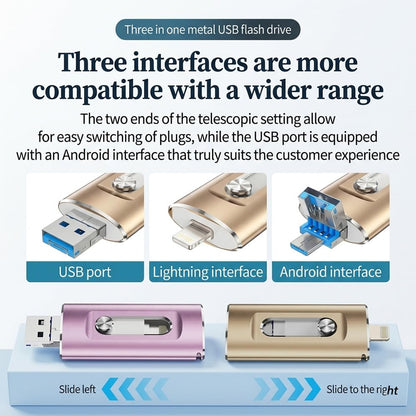 3-in-1 High-Capacity USB Drive