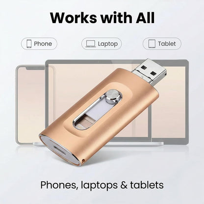 3-in-1 High-Capacity USB Drive