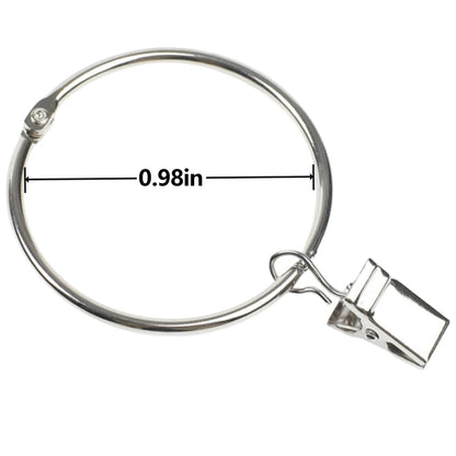 30 Pack Rings Curtain Clips