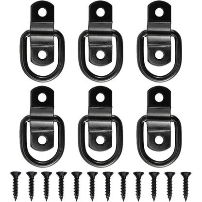 6 Pack 1/4" Trailer Tie Down Anchor Enhanced Version