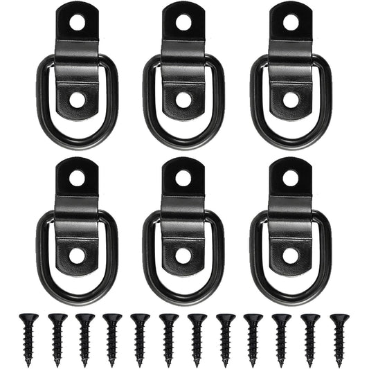 6 Pack 1/4" Trailer Tie Down Anchor Enhanced Version