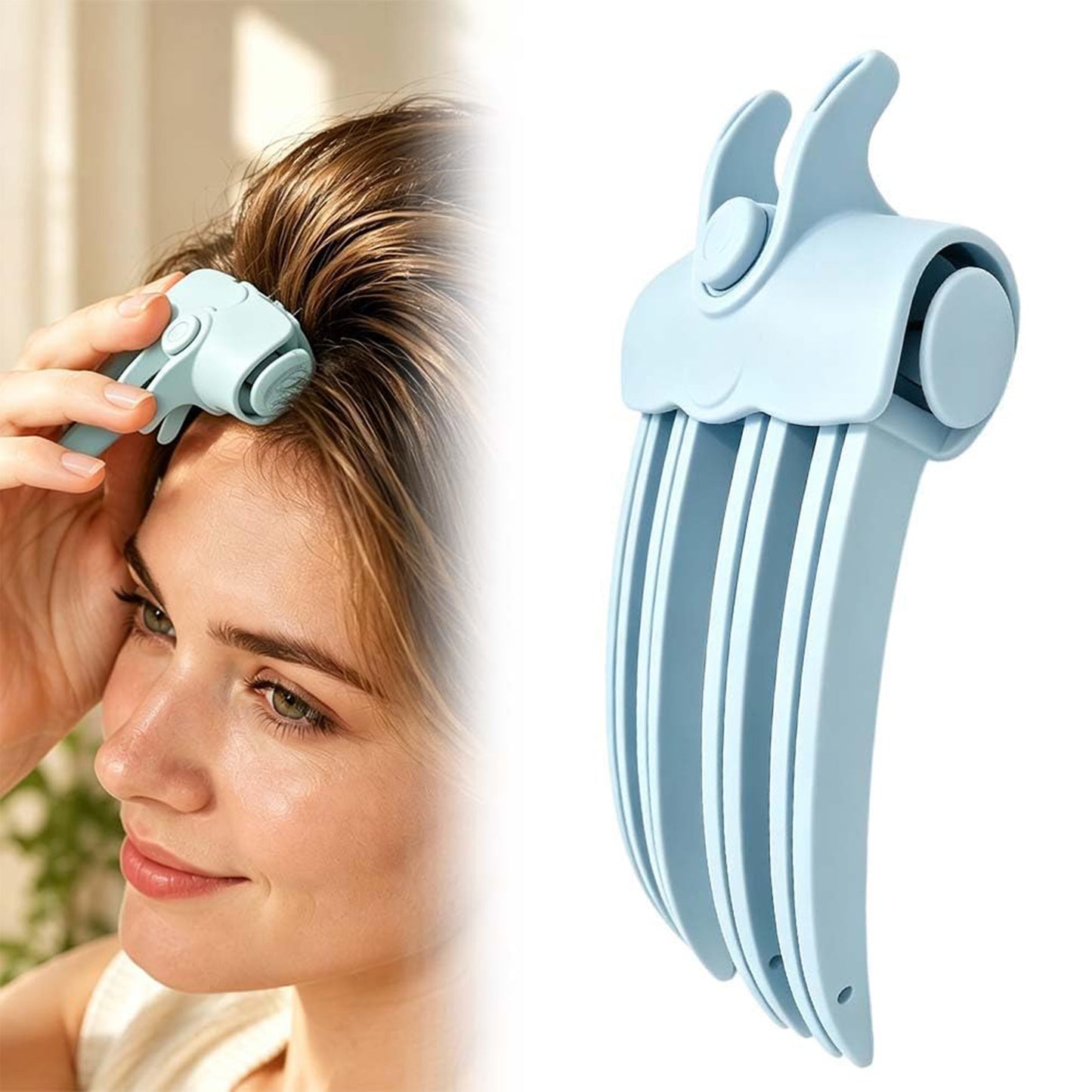 Heated Root Volumizer Clip Portable Type-C Rechargeable