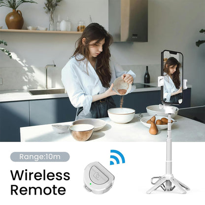 Mini Selfie Stick Tripod Stand with Bluetooth Remote