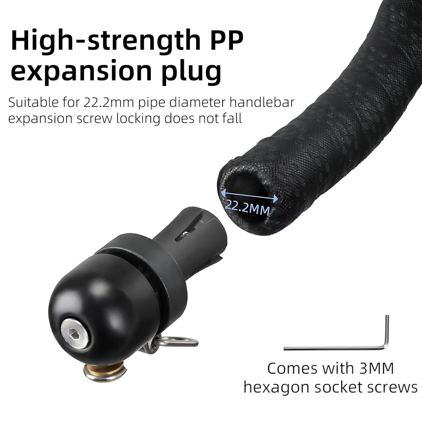Bicycle Handlebars Blocked Bell Bent Horns Riding Bike Accessories