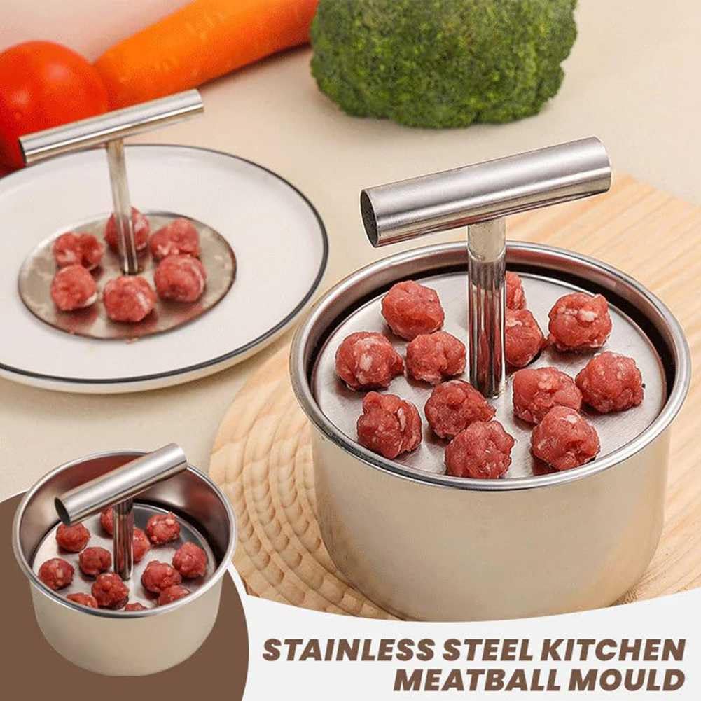 6/12 Balls Stainless Steel Meatball Maker
