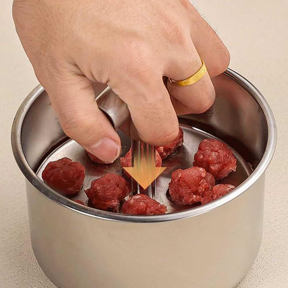 6/12 Balls Stainless Steel Meatball Maker