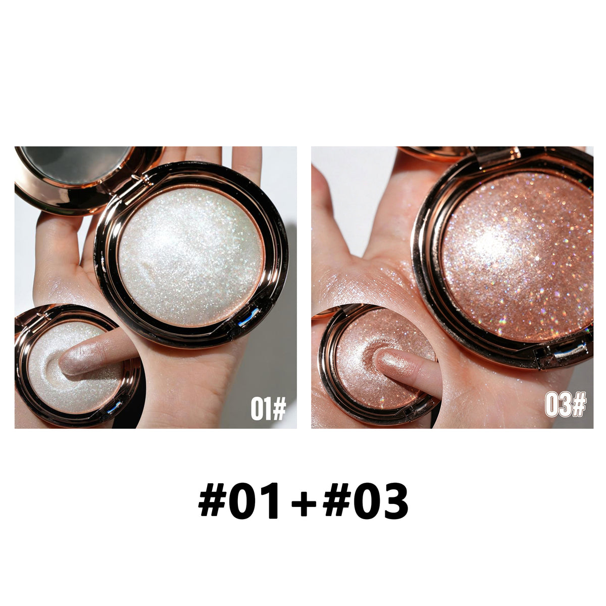 Waterproof Metallic Glow Cream Highlight for Face & Body