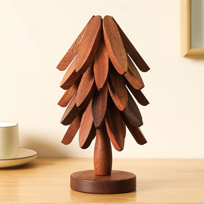 Natural Tree Trivet Set
