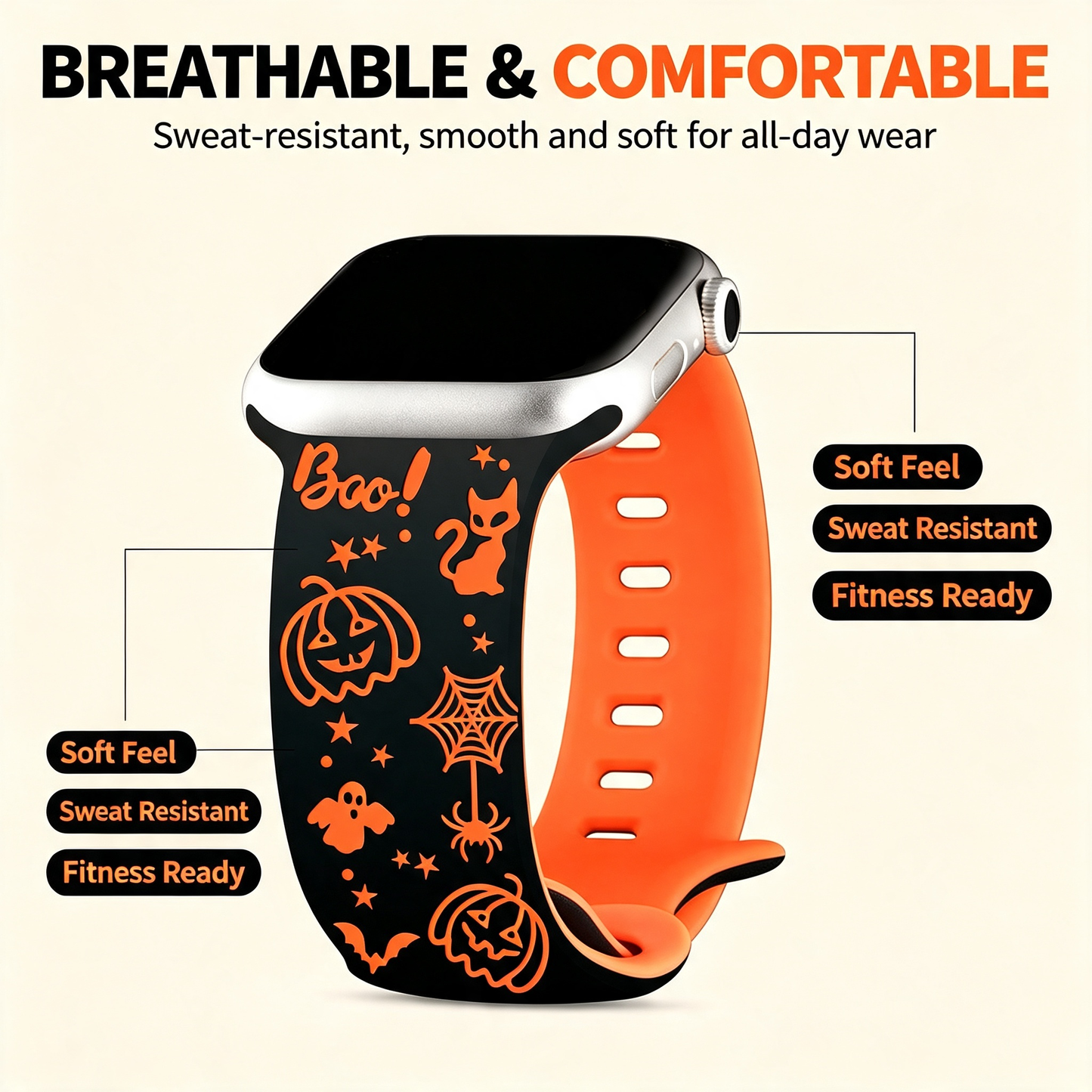 Halloween Silicone Band for Apple Watch