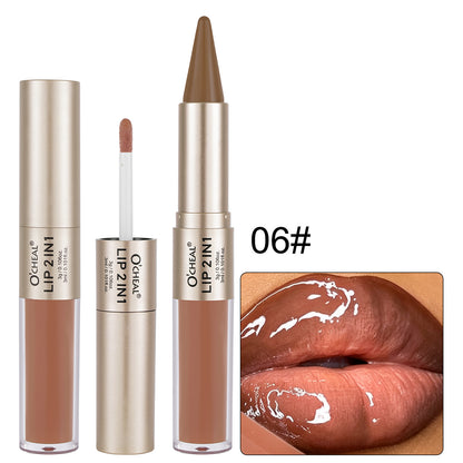 2-in-1 Double-Ended Matte Lip Liner & Lip Gloss Duo